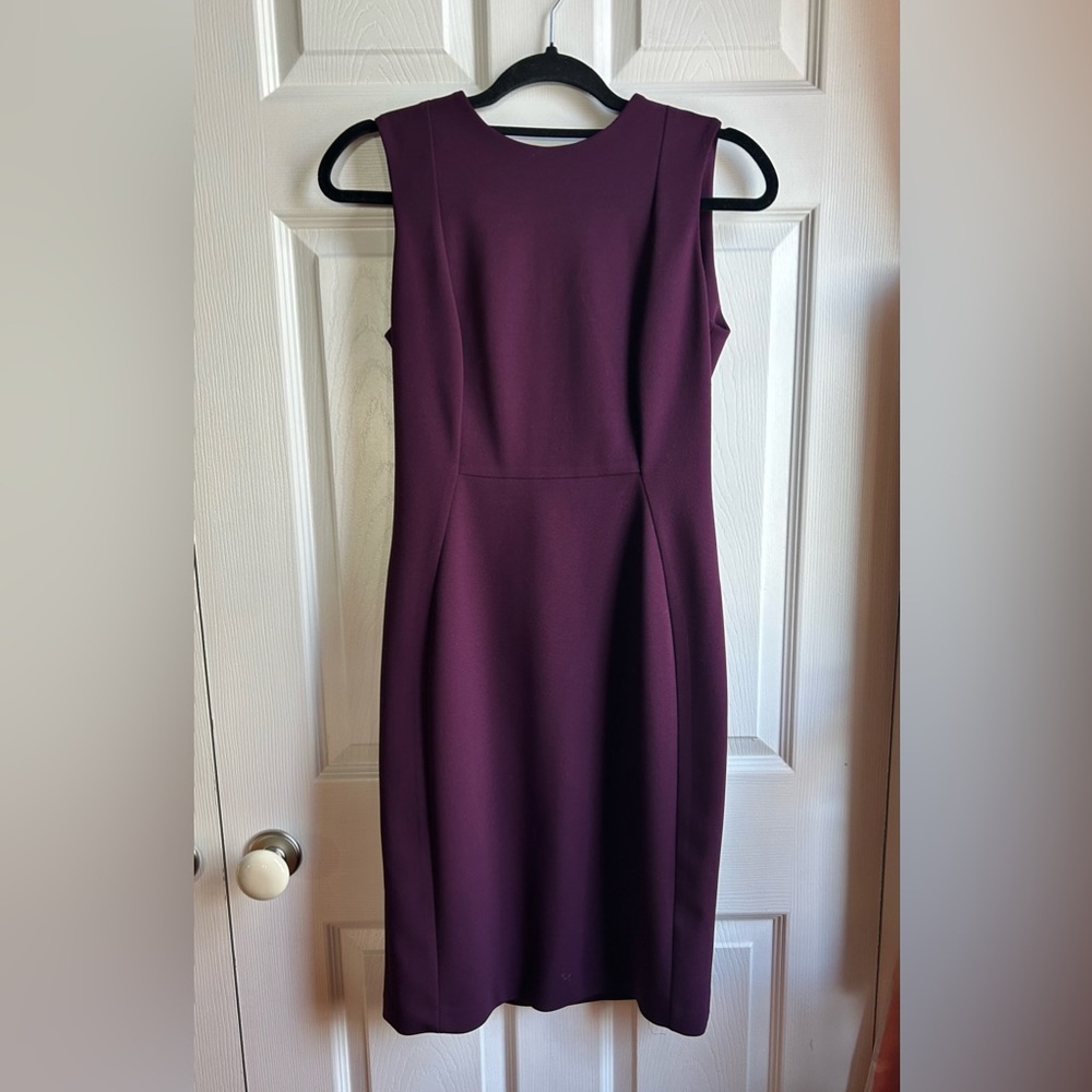 Calvin Klein Deep Purple Midi Dress - 4